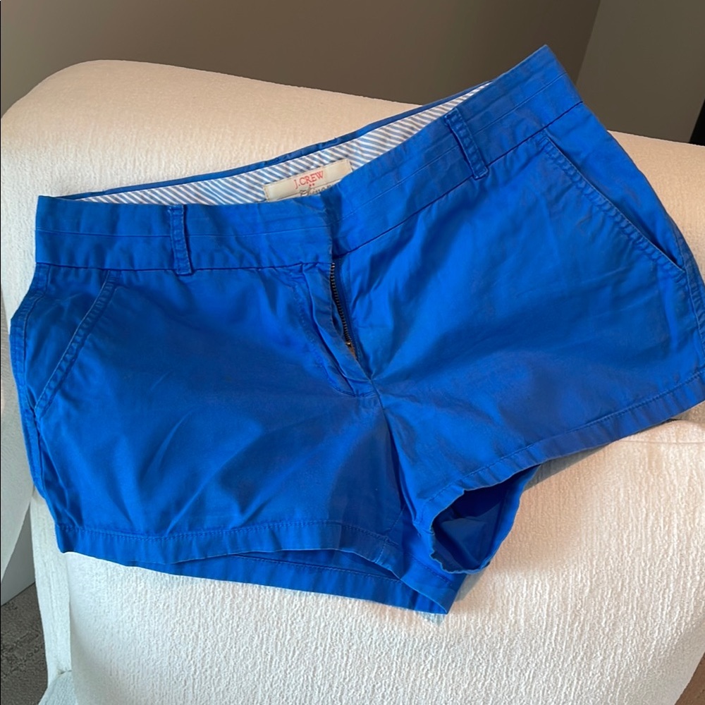 J. Crew Blue  Shorts Casual Cotton Blend